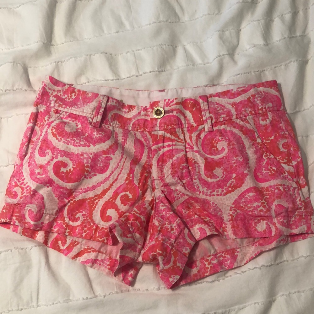 Lilly Pulitzer Pink Walsh Shorts